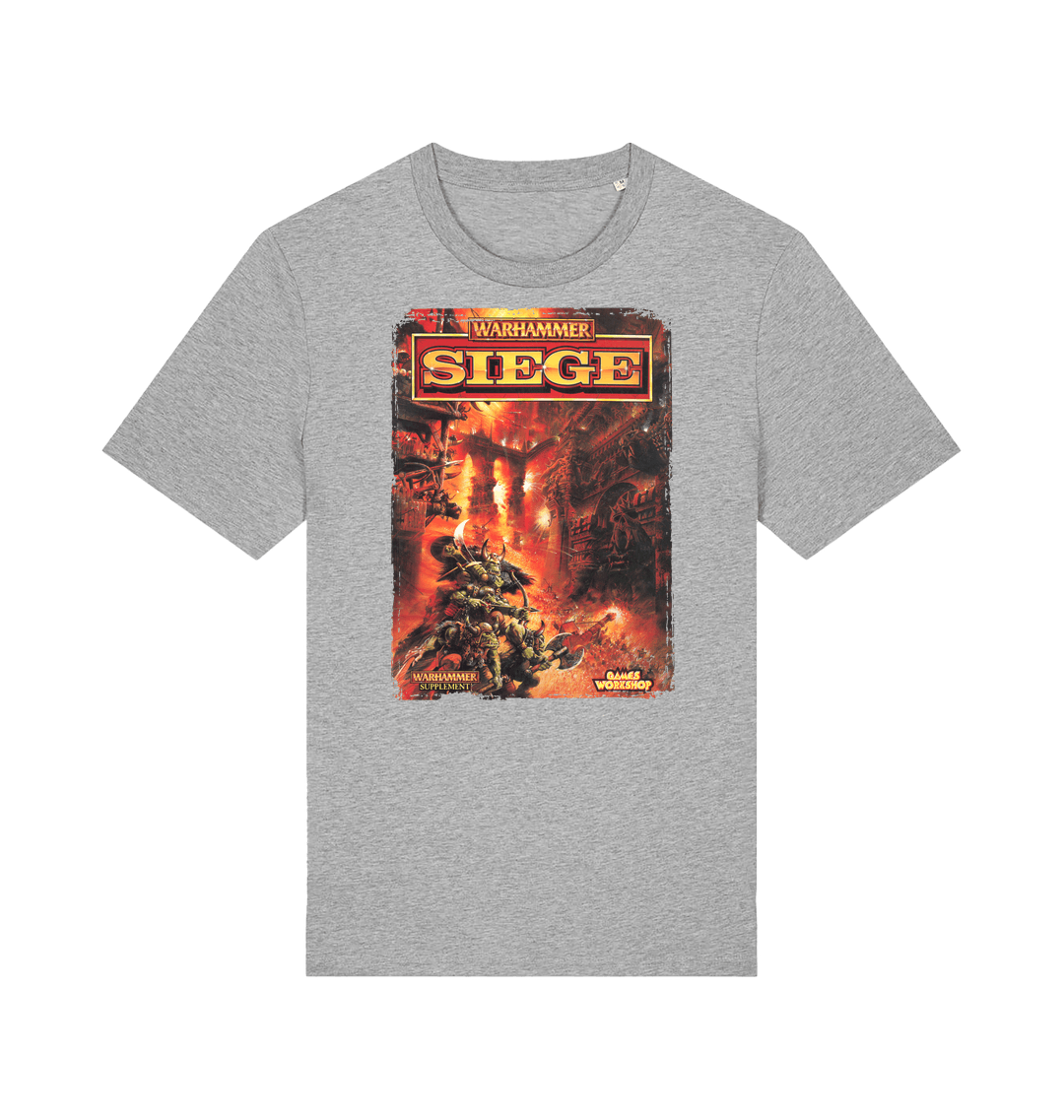 Heather Grey Printed T-shirt Front